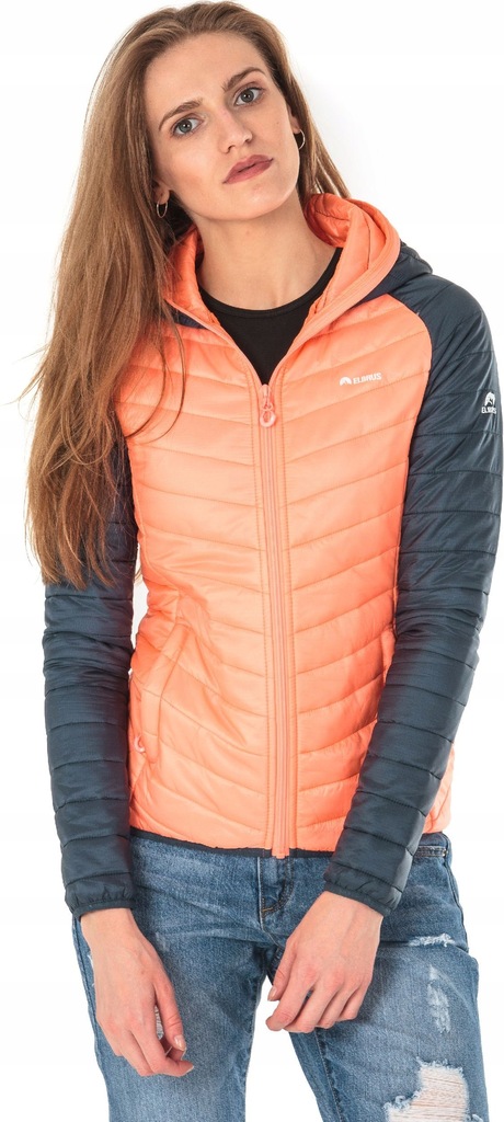 ELBRUS Kurtka damska VARIKA WO'S Fluo Peach/ Midni