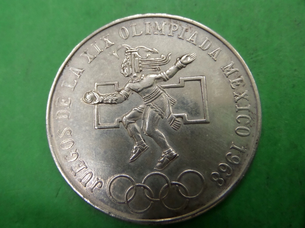 Meksyk 25 Pesos 1968 r. - Olimpiada - srebro