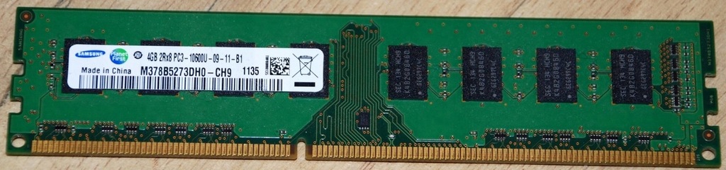 Samsung 4GB PC3-10600U 1333MHz DDR3