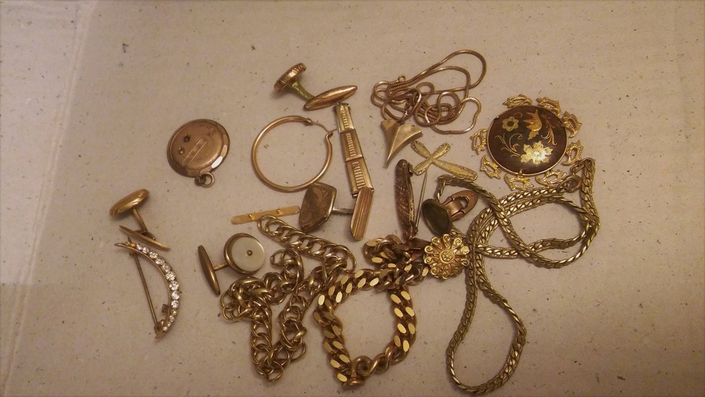 biżuteria odzysk złoto złom stara 79g