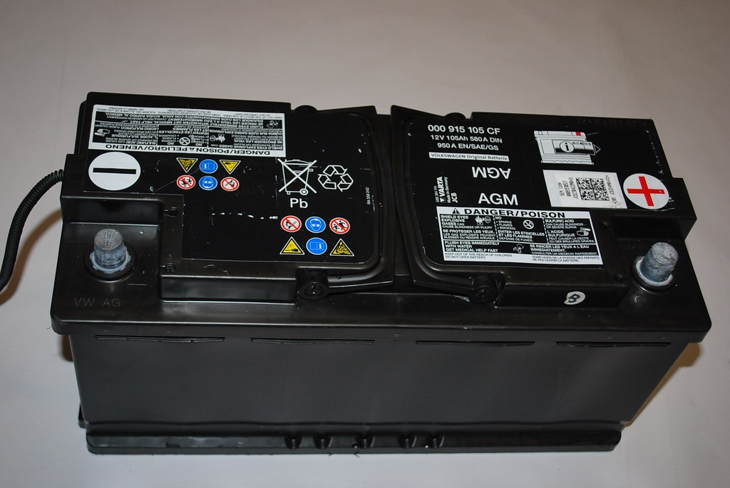 Oryginalny akumulator AGM Audi A5 A7 000915105CF