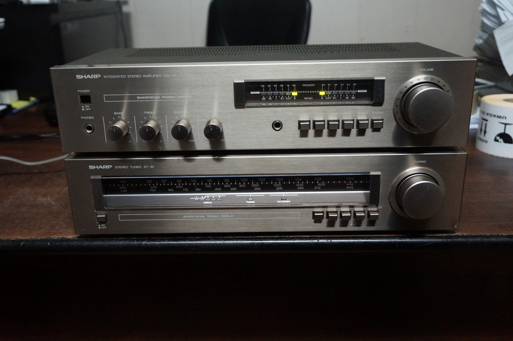 SHARP SM-30 + ST30 # ŚWIETNY ZESTAW VINTAGE # OKAZ