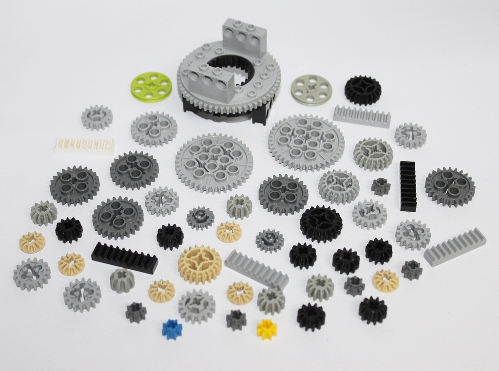 LEGO TECHNIC ZĘBATKI KOŁA ZĘBATE MIX 57 SZTUK