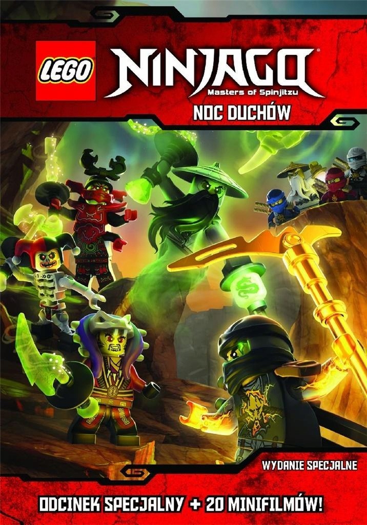 Lego Ninjago święto Umarłych Cały Odcinek LEGO NINJAGO: NOC DUCHÓW W.SPECJALNE DVD - 7581860466 - oficjalne