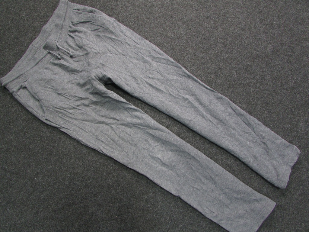 24SP* PAPAYA szare proste spodnie dresy___40