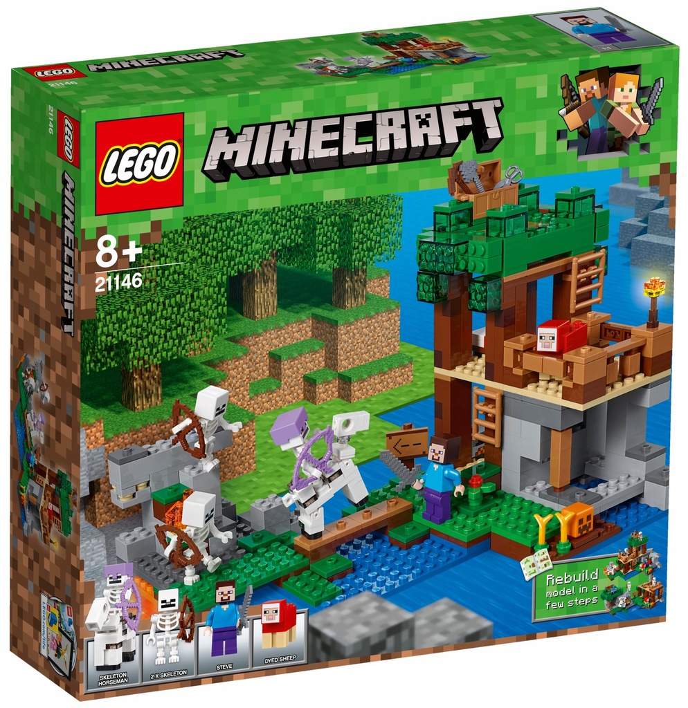 LEGO MINECRAFT 21146 ATAK SZKIELETÓW - 7425325555 - oficjalne archiwum ...