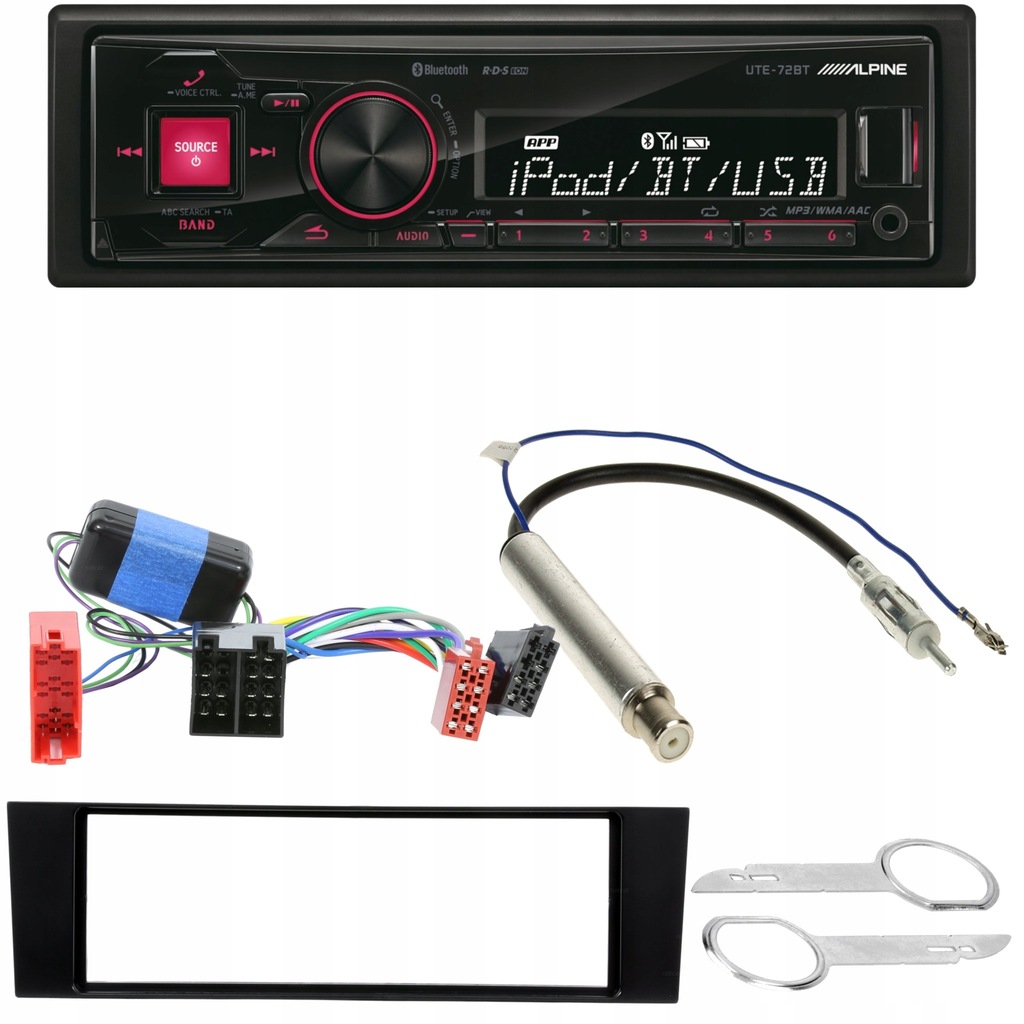 RADIO ALPINE BLUETOOTH BT USB RAMKA AUDI A3 8P 7060289428 oficjalne