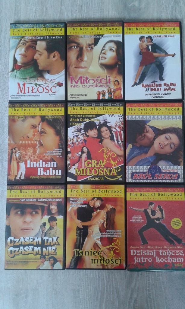 Filmy The Best of Bollywood Shah Rukh Khan zestaw 