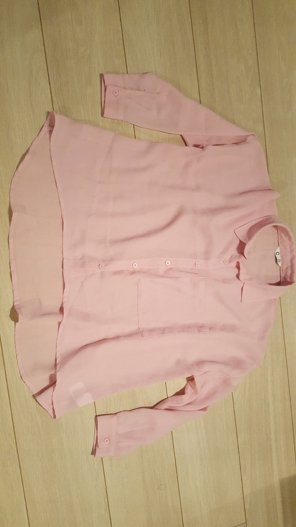 cubus nowa różowa koszula 152 dłuższy tył