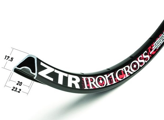OBRĘCZ ZTR IRON CROSS 28H PRZEŁAJ CX GRAVEL -50%