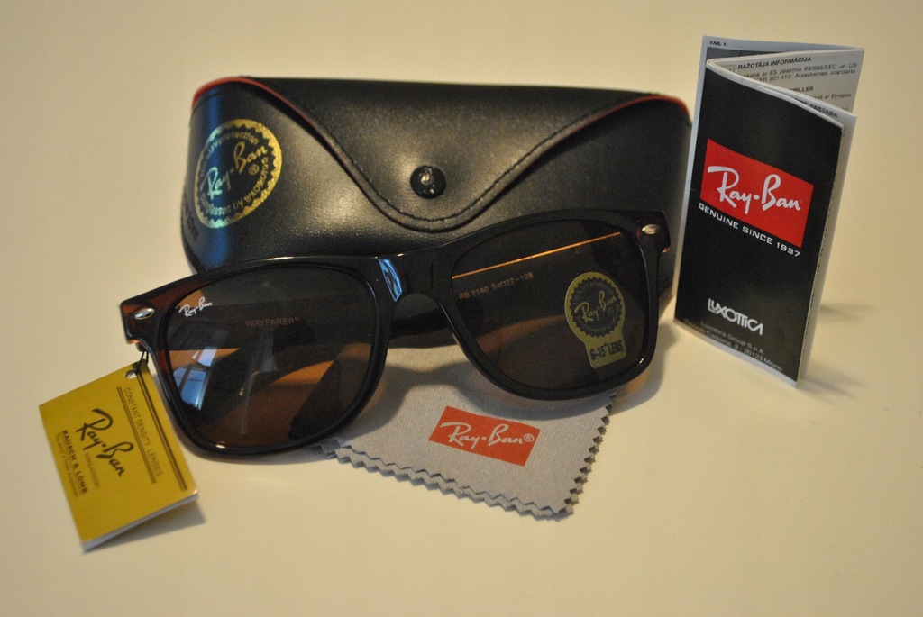 Okulary ray ban wayfarer RB2140 - ORGINAŁ