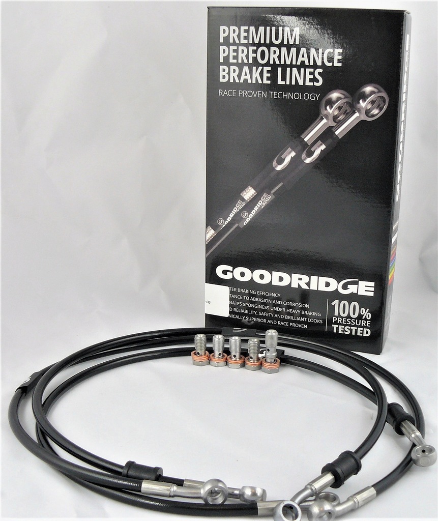 Przewody HAMULCOWE W STALOWYM OPLOCIE Yamaha R6