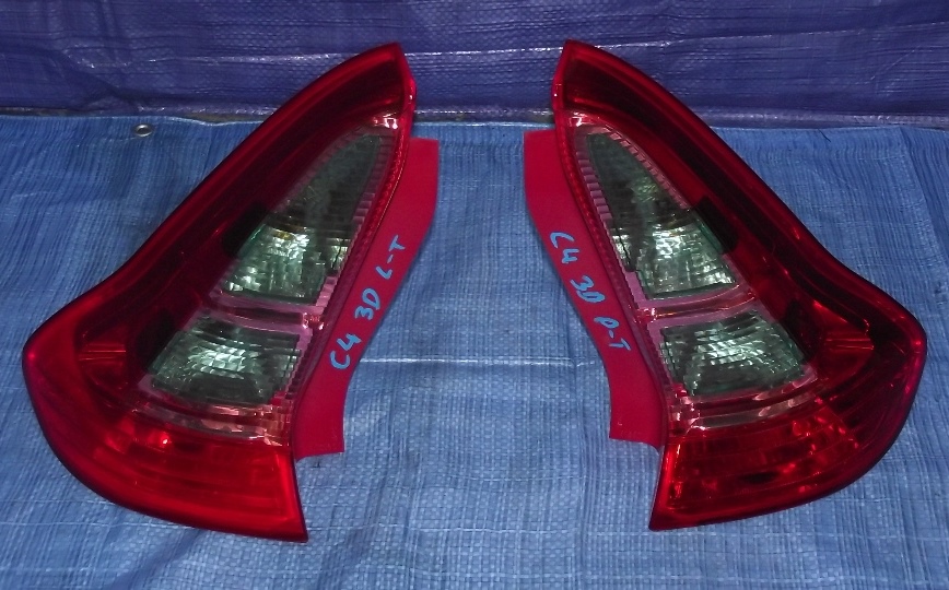 Citroen C4 3D Lampa Tylna Lewa Demontaż - 6660076072 - Oficjalne Archiwum Allegro