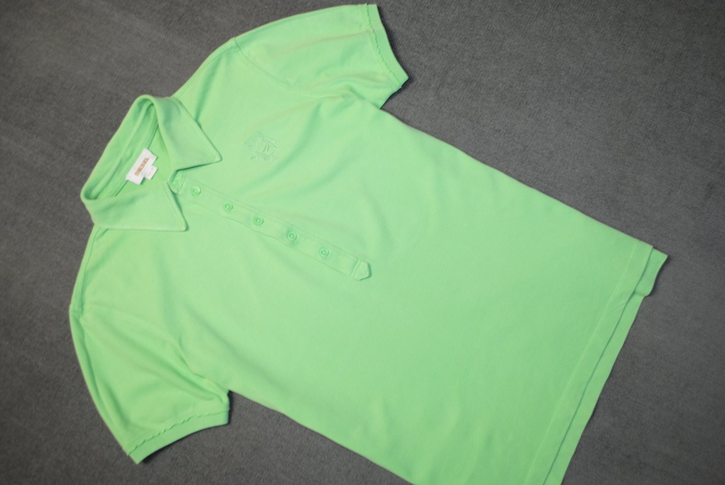 DIESEL__zielona koszulka polo__logo__M_