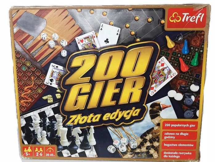 TREFL 200 GIER ZŁOTA EDYCJA