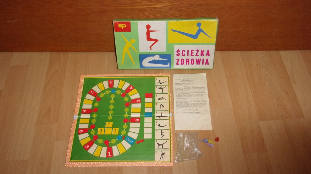 GRA PLANSZOWA ŚCIEŻKA ZDROWIA - PRL