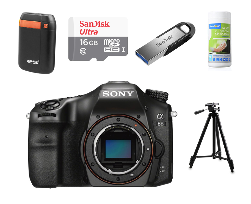 Aparat SLT Sony Alpha SLT-A68 24Mpx RAW +ZESTAW!