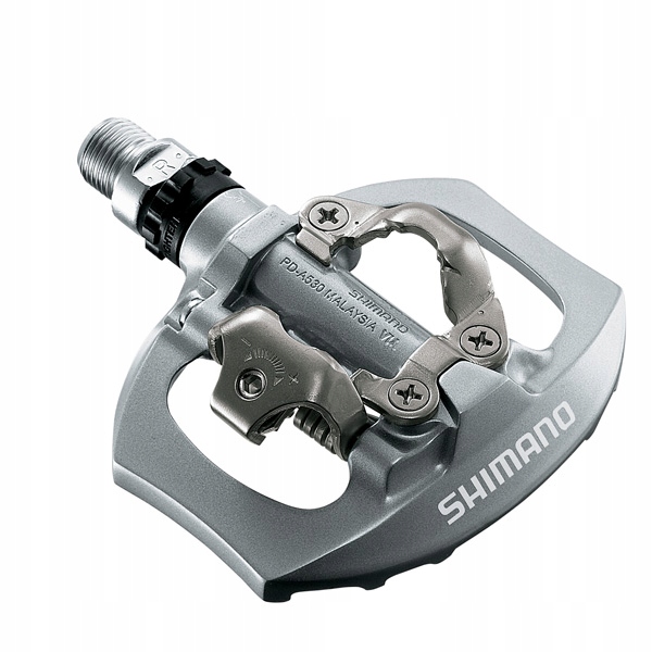 Pedały SPD platformowe SHIMANO PD-A530 srebrne