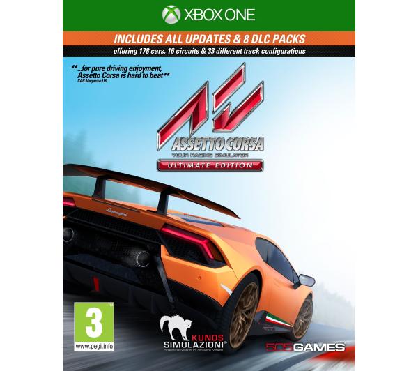 Gra Xbox One Assetto Corsa Ultimate Edition PL 3+