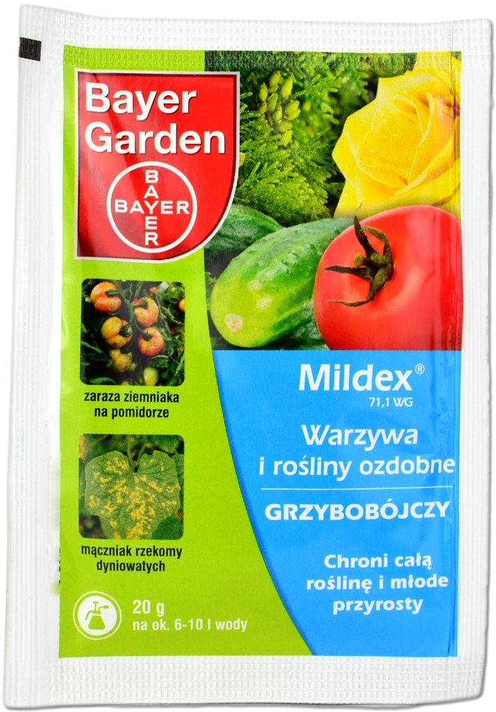 Bayer Mildex 20g preparat grzybobójczy mączniaka