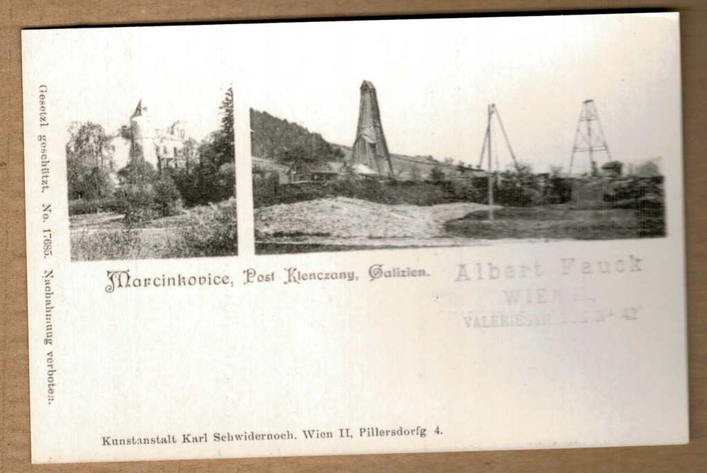 Marcinkowice Klęczany Galicja