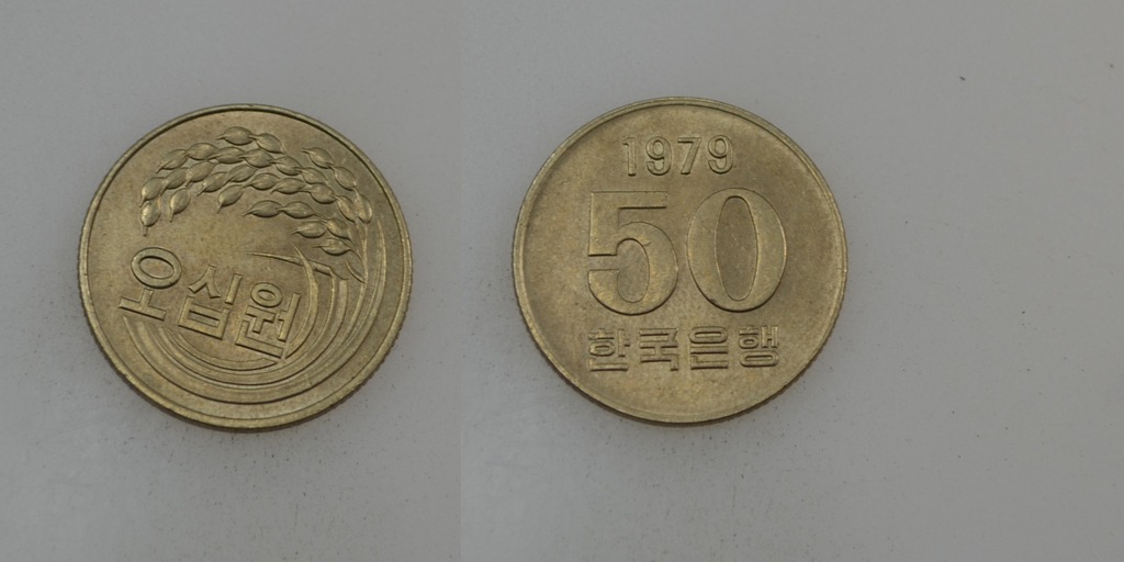 Korea 50 Won 1979 rok od 1zł i BCM