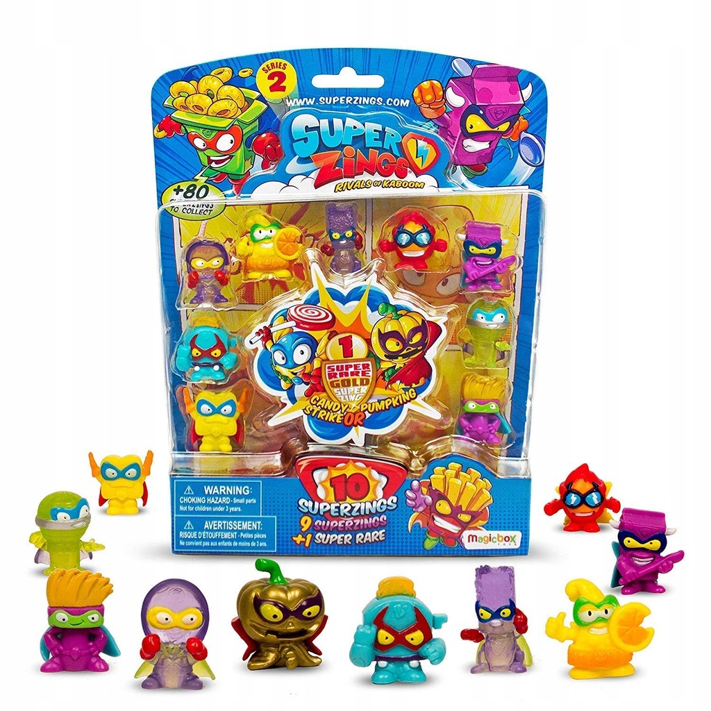 SUPER ZINGS SUPERZINGS ZESTAW SERIA 2 10 PACK
