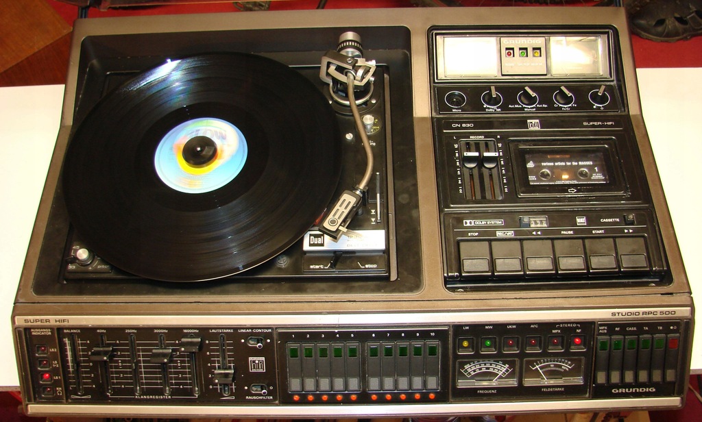 GRUNDIG HiFi Studio RPC 500 Dual 1239A Combo 1976