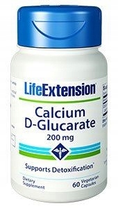 LIFE EXTENSION Calcium D-Glukaran WAPŃ 200mg 60kap