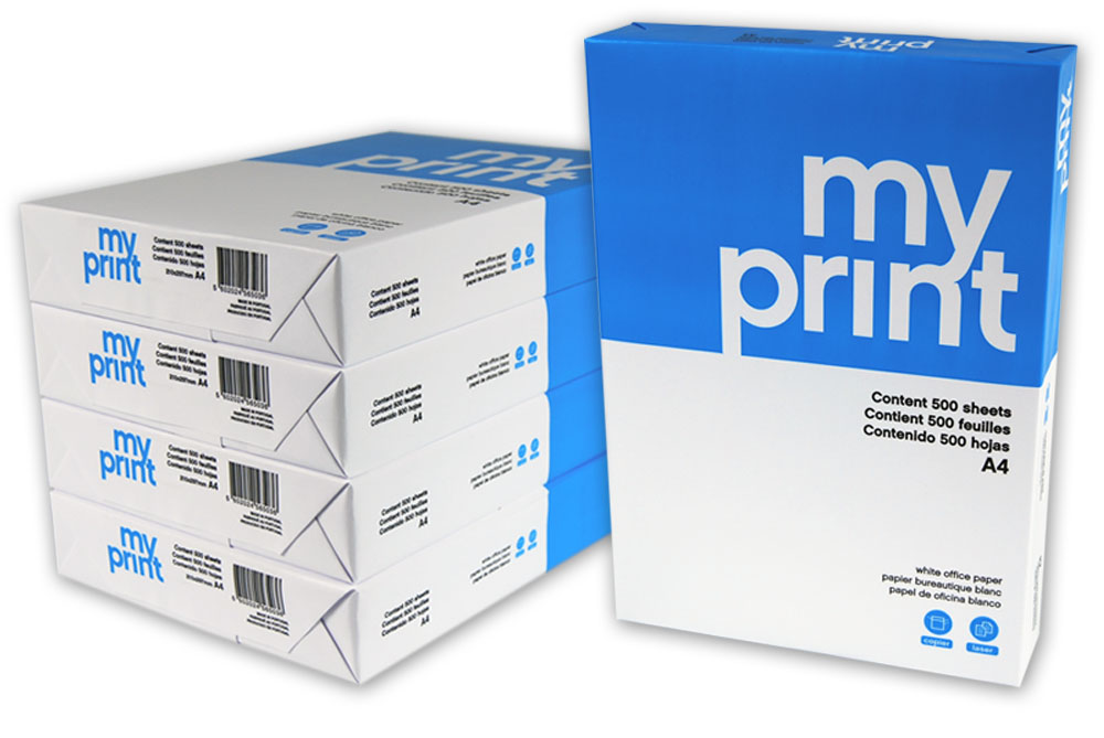 MY PRINT PAPIER KSERO A4 80G BIAŁY 5 RYZ PROMOCJA