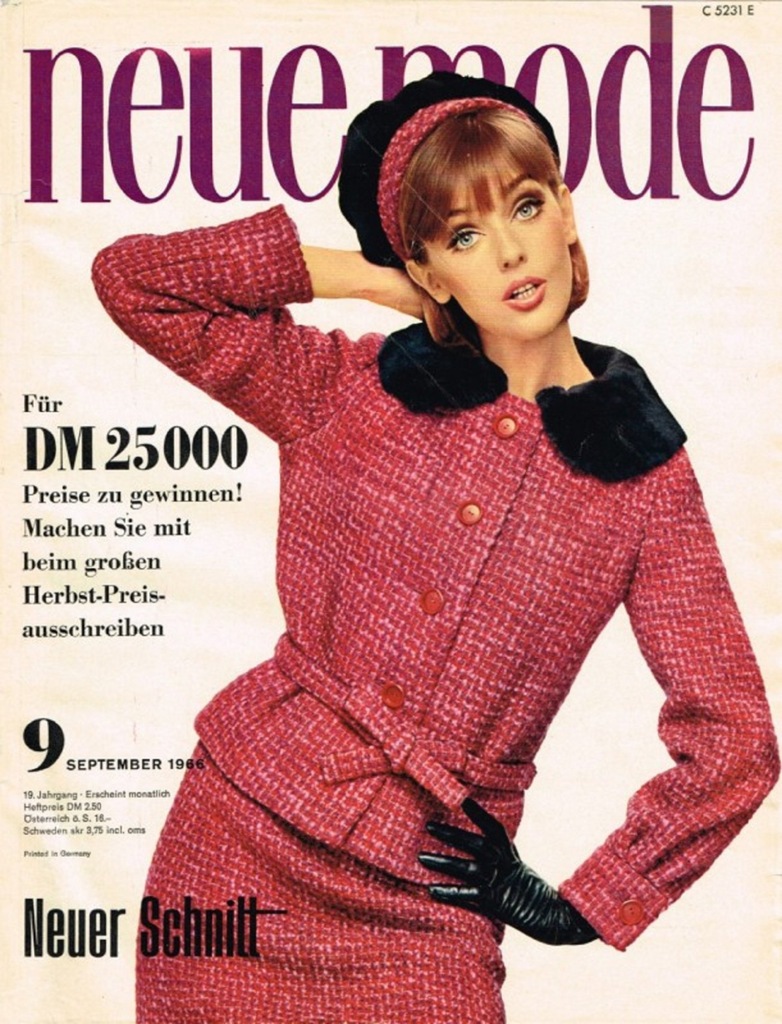 NEUE MODE 9 / 1966 ( jak burda, neuer ) + wykroje