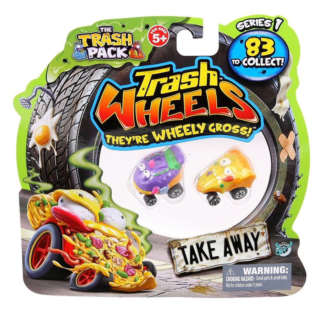 Trash Pack Śmieciaki Wheels autka jeżdżące kółka