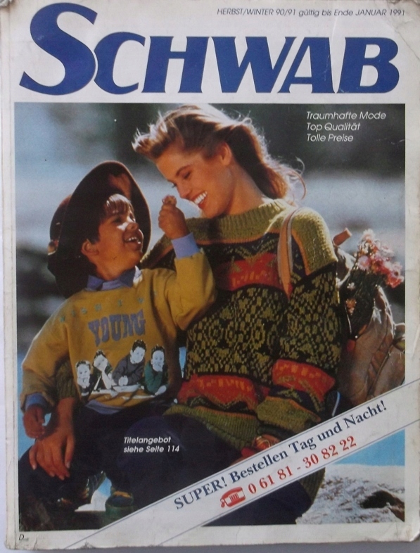 SCHWAB KATALOG NIEMIECKI HERBST/WINTER 90/91
