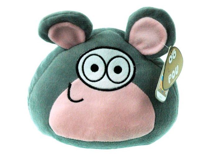 MEGA DUŻY POU MASKOTKA PLUSZAK 30 CM - MYSZKA