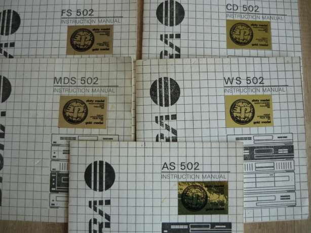 Instrukcja schemat cd 502 as502 fs 502 ws pilot 
