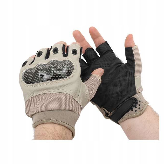 Military Combat Gloves mod. III (Size XL) - Tan [8