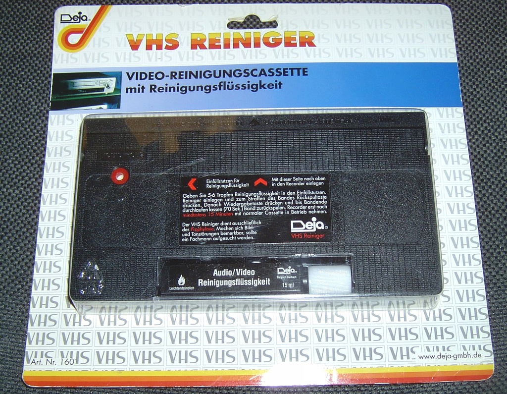 Kaseta czyszcząca VHS
