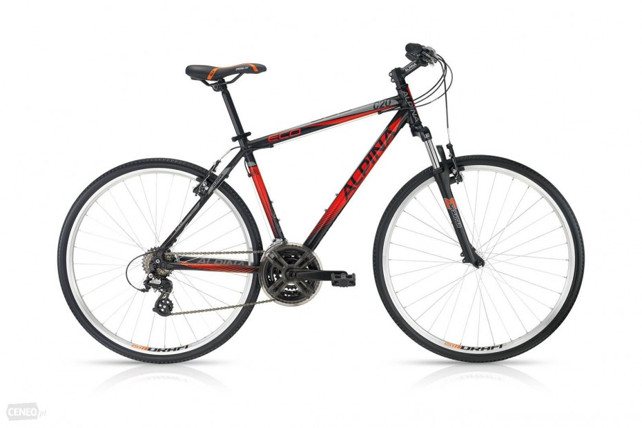 Rower Crossowy 28 Alpina Eco C20 19 Dark Red