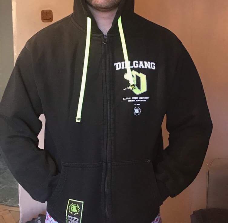 Bluza Dill Gang Klasyk Hemp Gru Unikat L