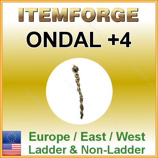 Mądrość Ondala +4 Ondal 2H (Diablo 2 Ladder / NoN)