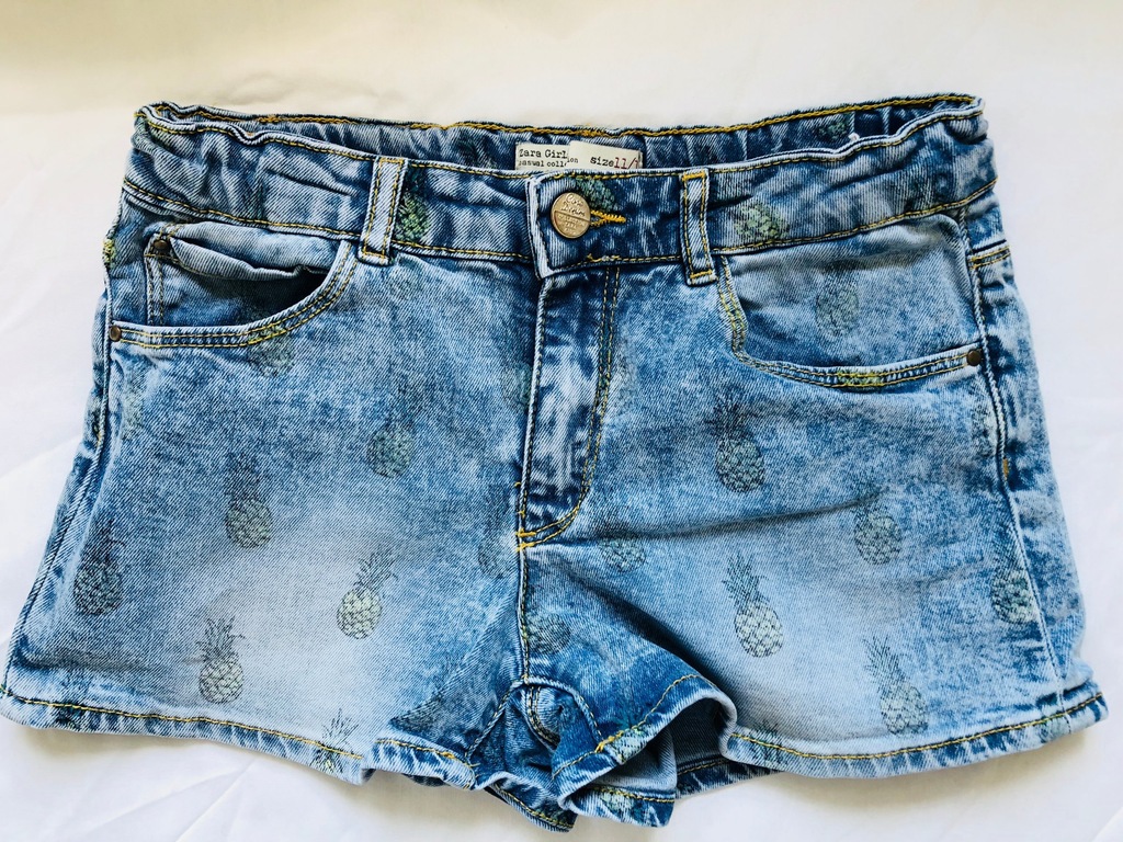 ZARA spodenki jeansowe 152 cm 11-12 lat