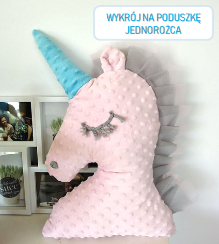 E-Wykrój PODUSZKA JEDNOROŻEC