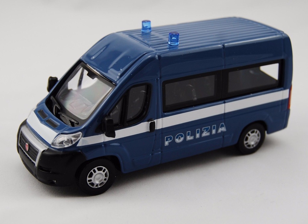 BBURAGO FIAT DUCATO POLICJA AUTO 1:50 ŁÓDŹ
