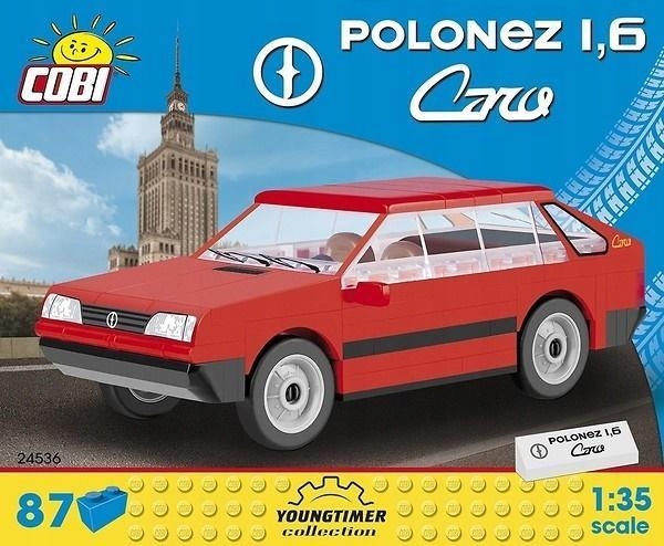 CARS POLONEZ CARO 1,6 87 KLOCKÓW, COBI