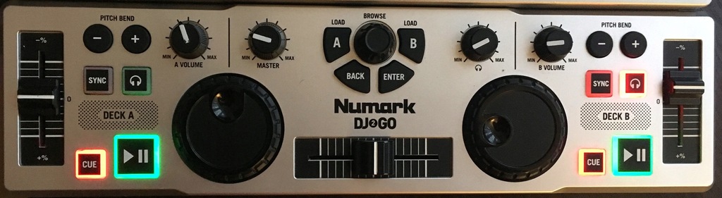 Numark DJ2GO - Kontroler DJ+Serial number (CD-Key)