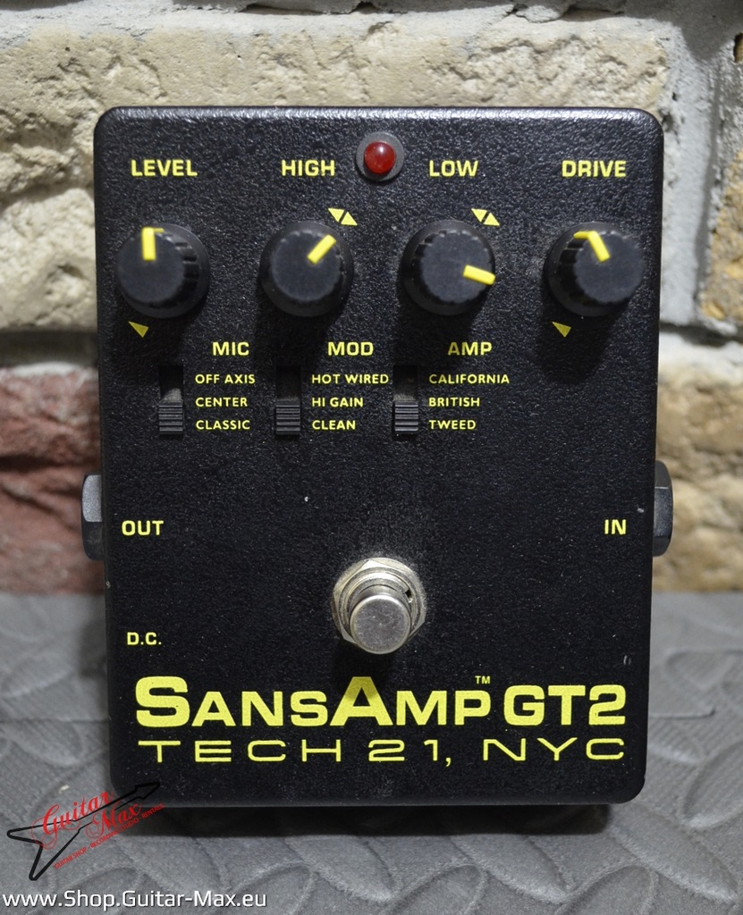 TECH 21 NYC SANSAMP GT2 Preamp Efekt Gitarowy
