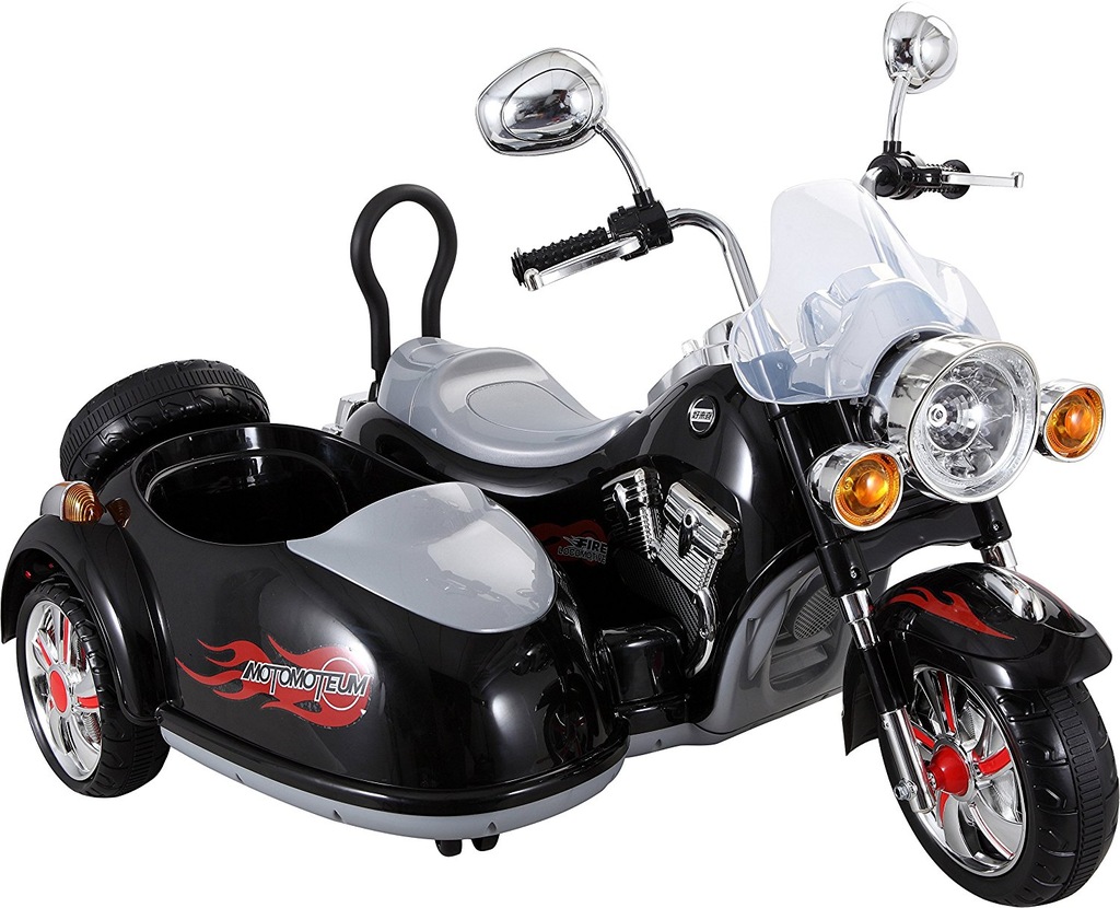 MOCNY MOTOR CHOPPER Z KOSZEM DLA DRUGIEGO DZIECKA