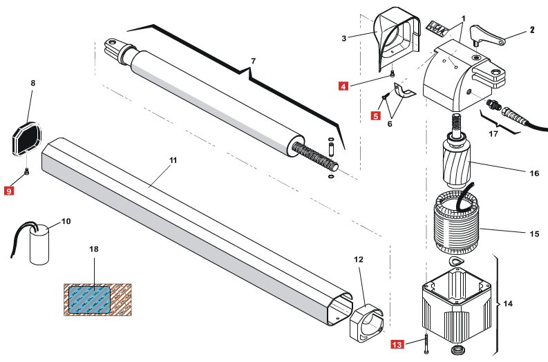 7. Tuba FAAC 414 Long - Serwis