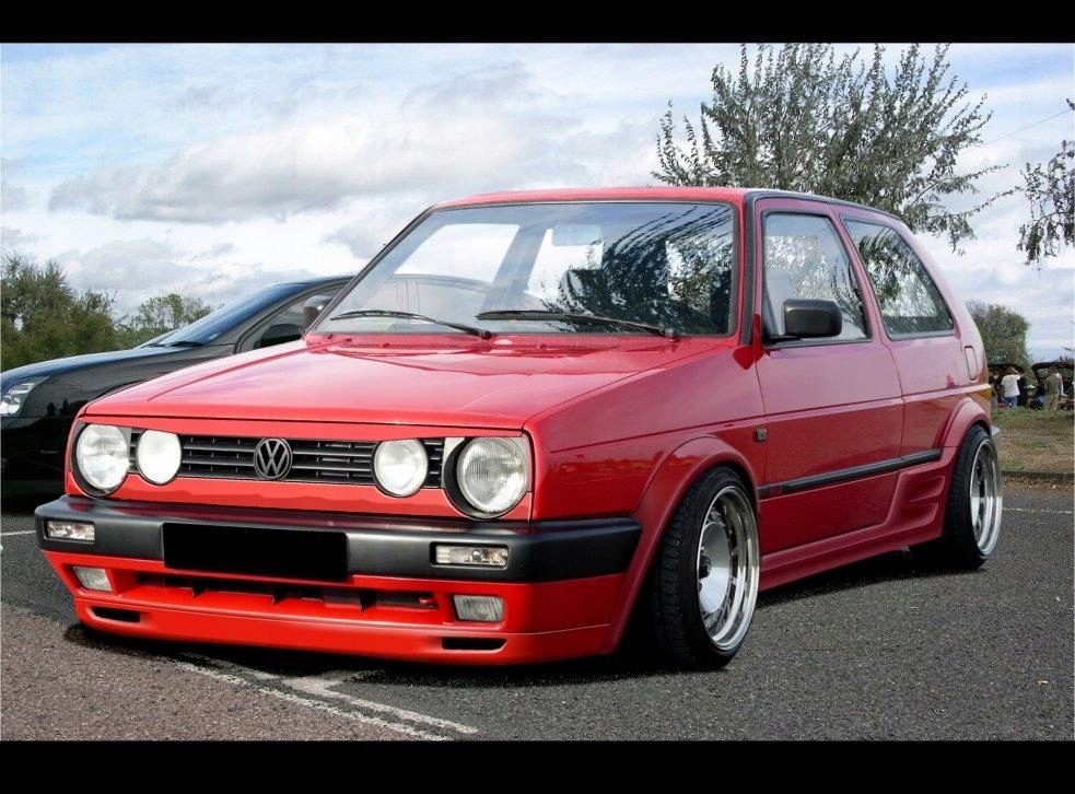 VW GOLF II *DOKŁADKA ZDERZAKA PRZEDNIA * DJ-TUNING