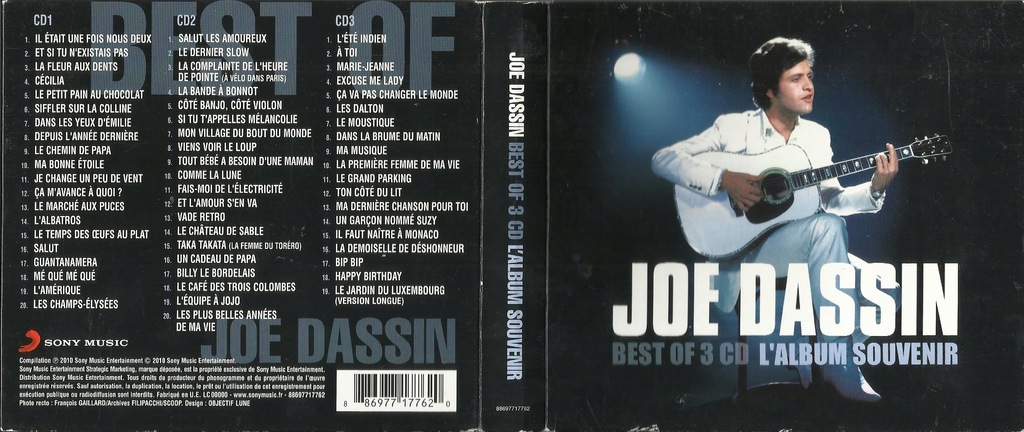 JOE DASSIN-Best Of 3 CD L’Album Souvenir # 37